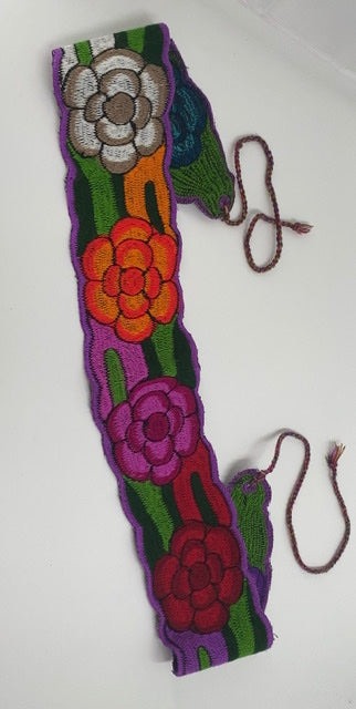 Multi-color Embroidered Belt