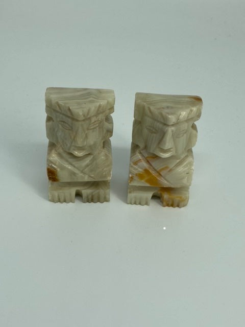 Stone Carved Bookends